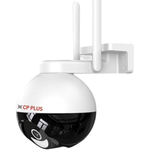 4MP Quad HD Outdoor Wi-Fi CCTV Camera | 360° Pan & Tilt | Full-Color Night Vision | CTC Cyber Secure Tech | Smart Detection Suite | View & Talk | OK Google | Cloud Recording | CP-Z43Q