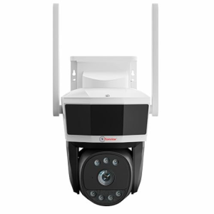 3MP Wi-Fi All Time Colour Mini Pan-tilt CCTV Camer | STQC Approved | 360° Pan Tilt | Human Detection | 2-Way Audio | Supports 256 GB Memory Card & Cloud | Alexa | T18290S