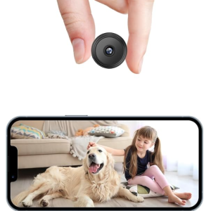 WiFi Spy Camera 360° Security Camera for Home Outdoor High HD Spy Magnet Mini Spy WiFi Magnetic Live Stream Night Vision IP Wireless 1080P Audio Video Hidden CCTV Magne (1)